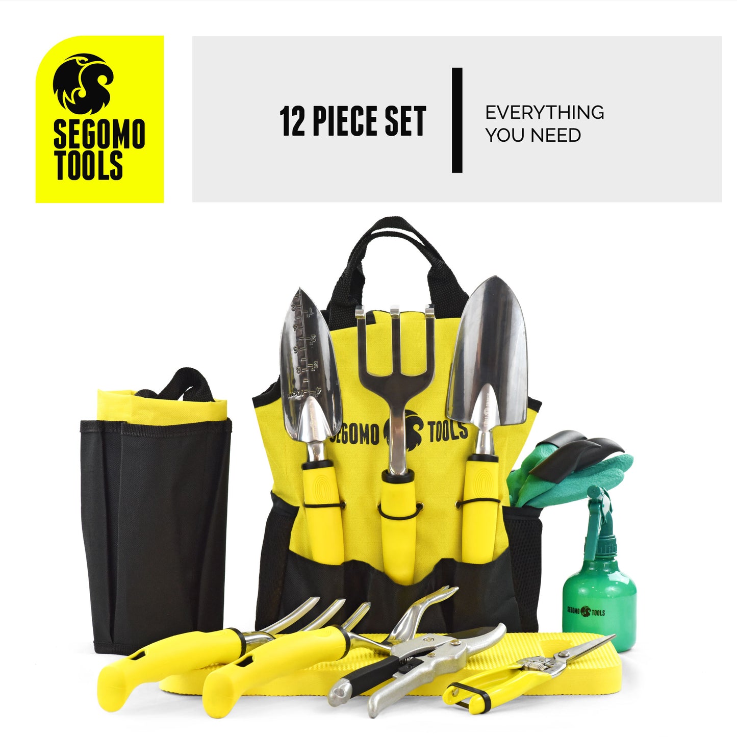 Segomo Tools 12 & 14 Piece Piece Garden Tool Sets