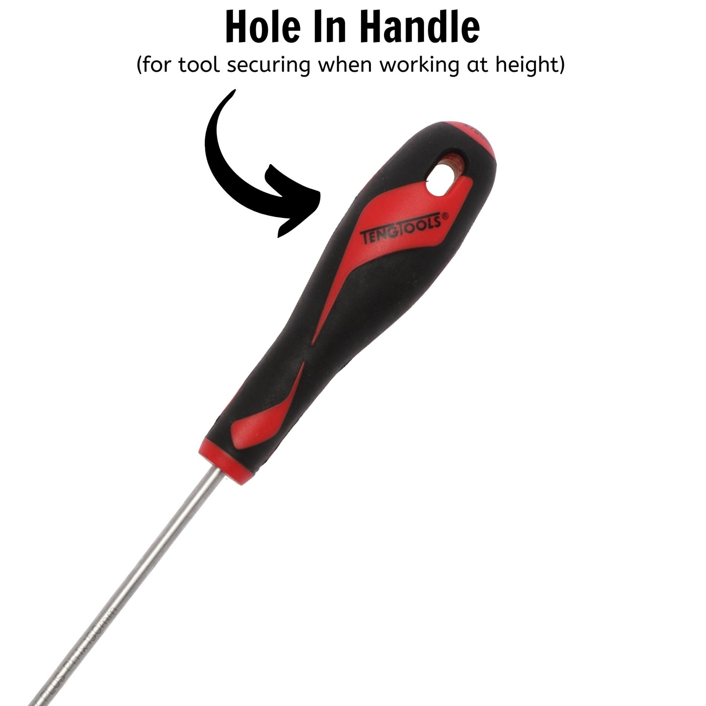 Teng Tools PH1 x 5.9 Inch/150mm Head Phillips Screwdriver + Ergonomic, Comfortable Handle - MD947N2