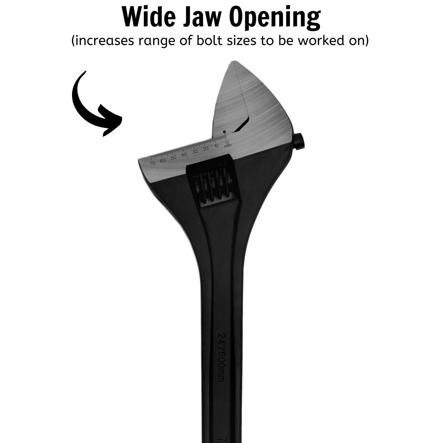 Teng Tools Adjustable Wrenches with Graduated Scales