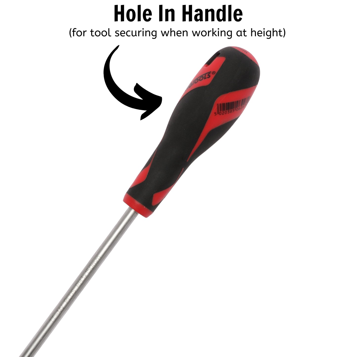 Teng Tools PH3 x 5.9 Inch/150mm Head Phillips Screwdriver + Ergonomic, Comfortable Handle - MD949N