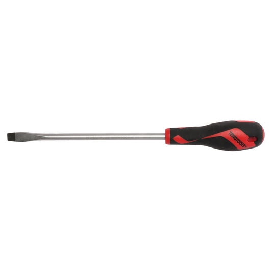 Teng Tools 10mm / 25/64 Inch x 200mm / 7.9 Inch Long Flat Type Slotted Head Screwdriver - MD930N