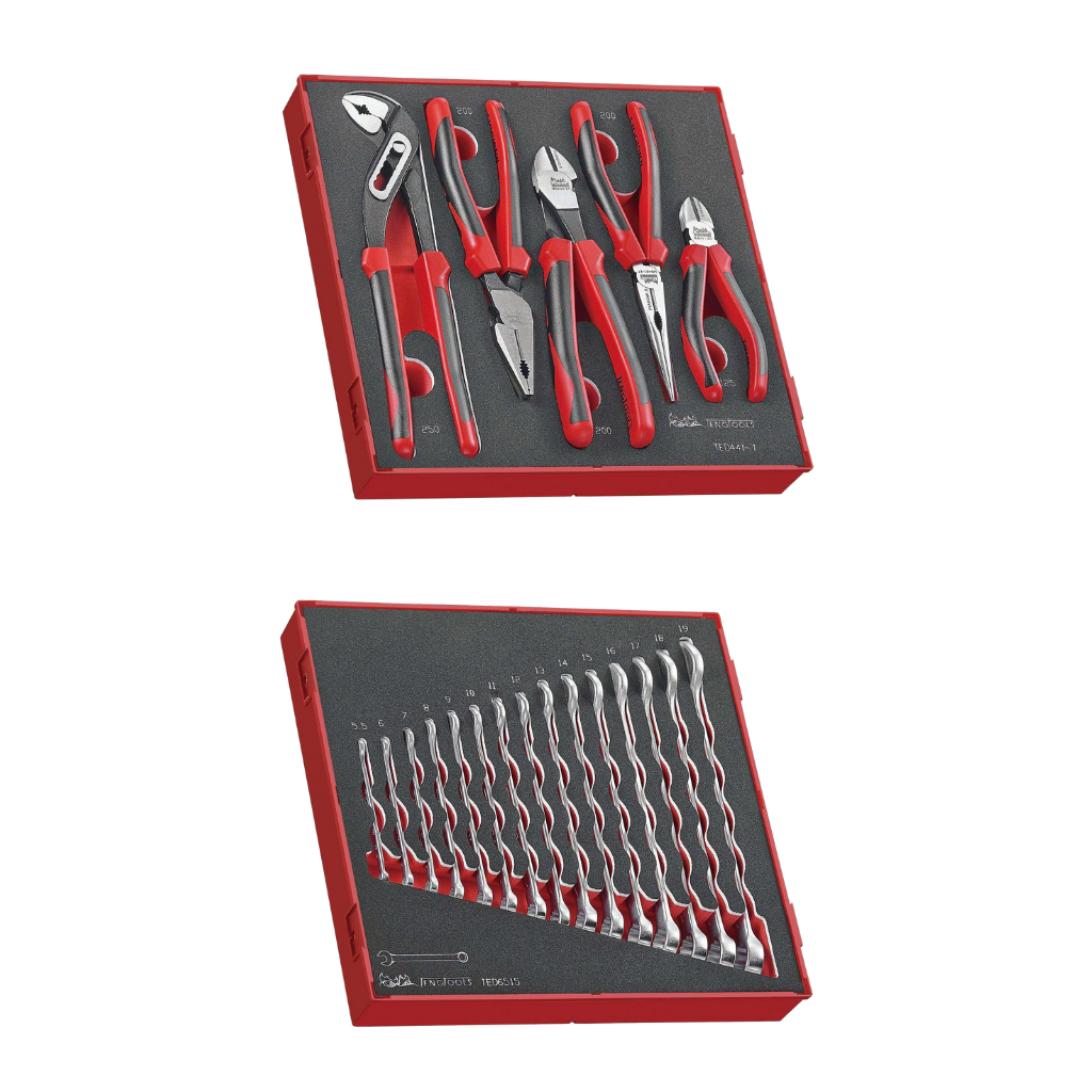 Teng Tools 246 Piece Complete Mixed Service Tool Kit With Black USA Tool Box  - TC806NBK-USA4