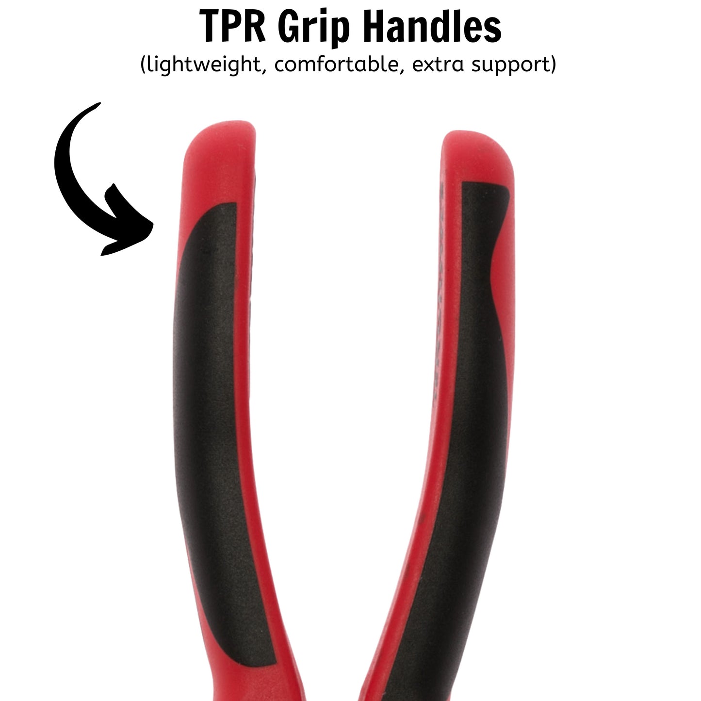 Teng Tools 6 Inch Heavy Duty Precision Side Cutting Pliers With TPR Grip Handles - MB442-6T