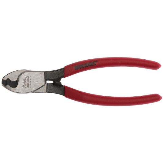 Teng Tools 6 Inch Vinyl Dipped Handle Cable Cutters for Cutting Copper & Aluminum - MB444-6