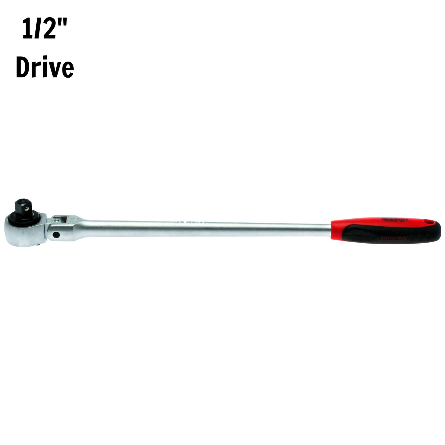 Teng Tools 1/2 Inch Drive 45 Teeth 15.7 Inch / 400mm Long Arm Flexible Head Ratchet - 1200F