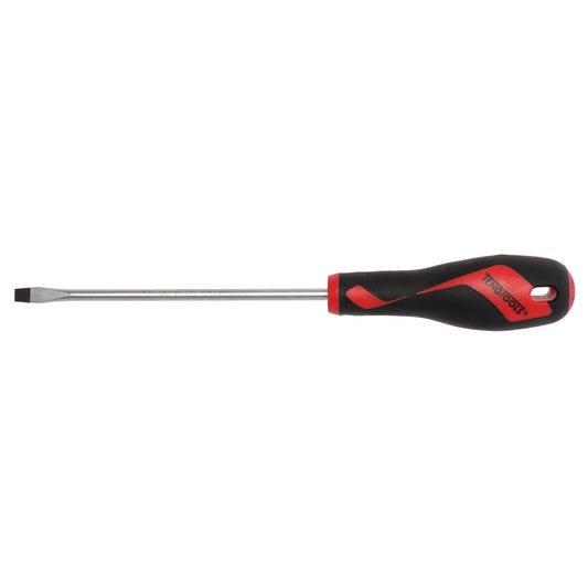 Teng Tools 6.5mm / 1/4 Inch x 150mm / 5.9 Inch Long Flat Type Slotted Head Screwdriver - MD928N2