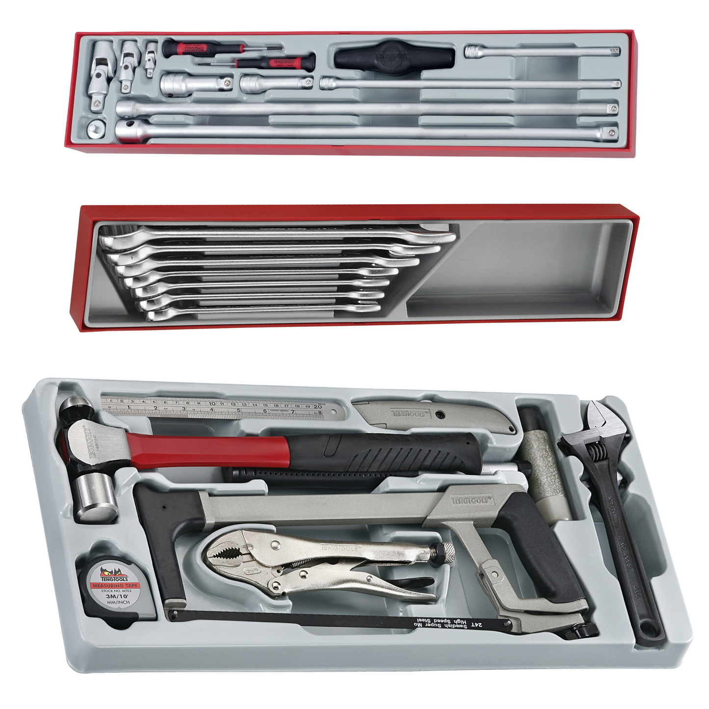 Teng Tools 135 Piece 7 Drawer Metric Series Tool Kit - TCW707EV-SERIES135M