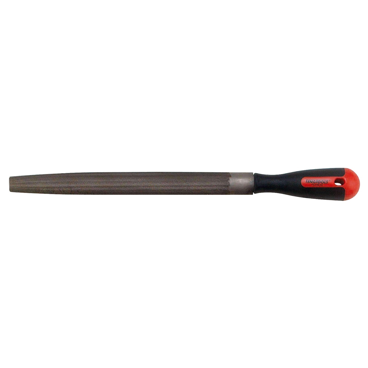 Teng Tools 10 Inch 2nd Cut Half Round Type 2nd Cut Hand File - FLHR10