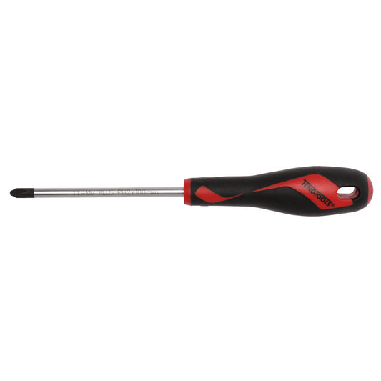 Teng Tools PH2 x 3.9 Inch/100mm Head Phillips Screwdriver + Ergonomic, Comfortable Handle - MD948N4