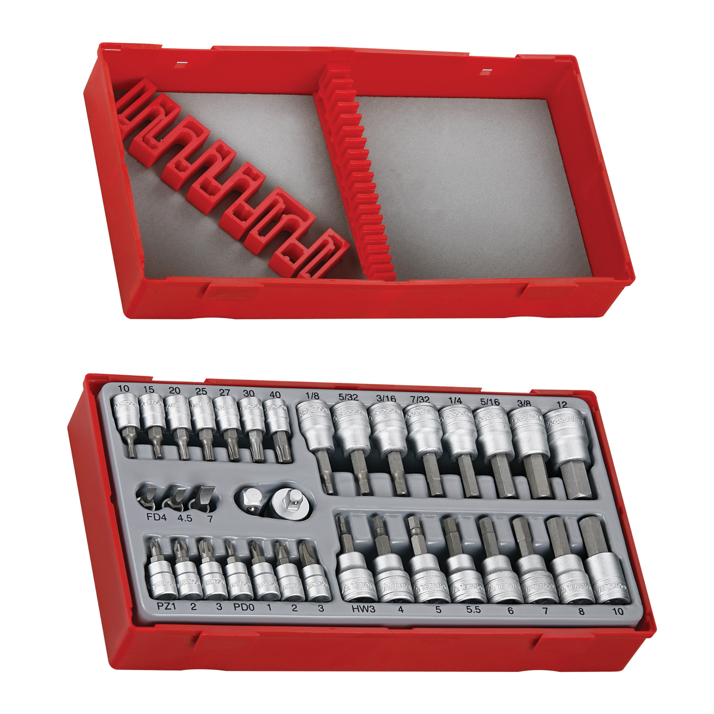 Teng Tools 140 Piece 16 Drawer SAE Series Tool Kit - SERIES140SAESTACK