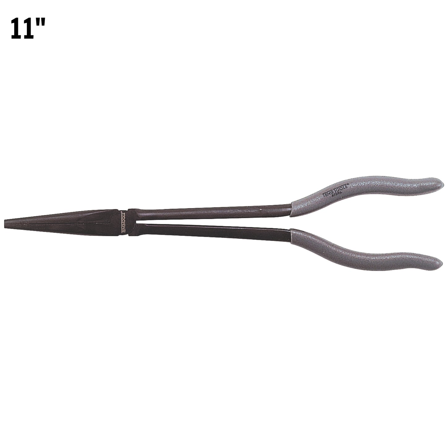 Teng Tools 11 Inch Straight Long Nose Long Reach Slim Jaw Pliers - AT096