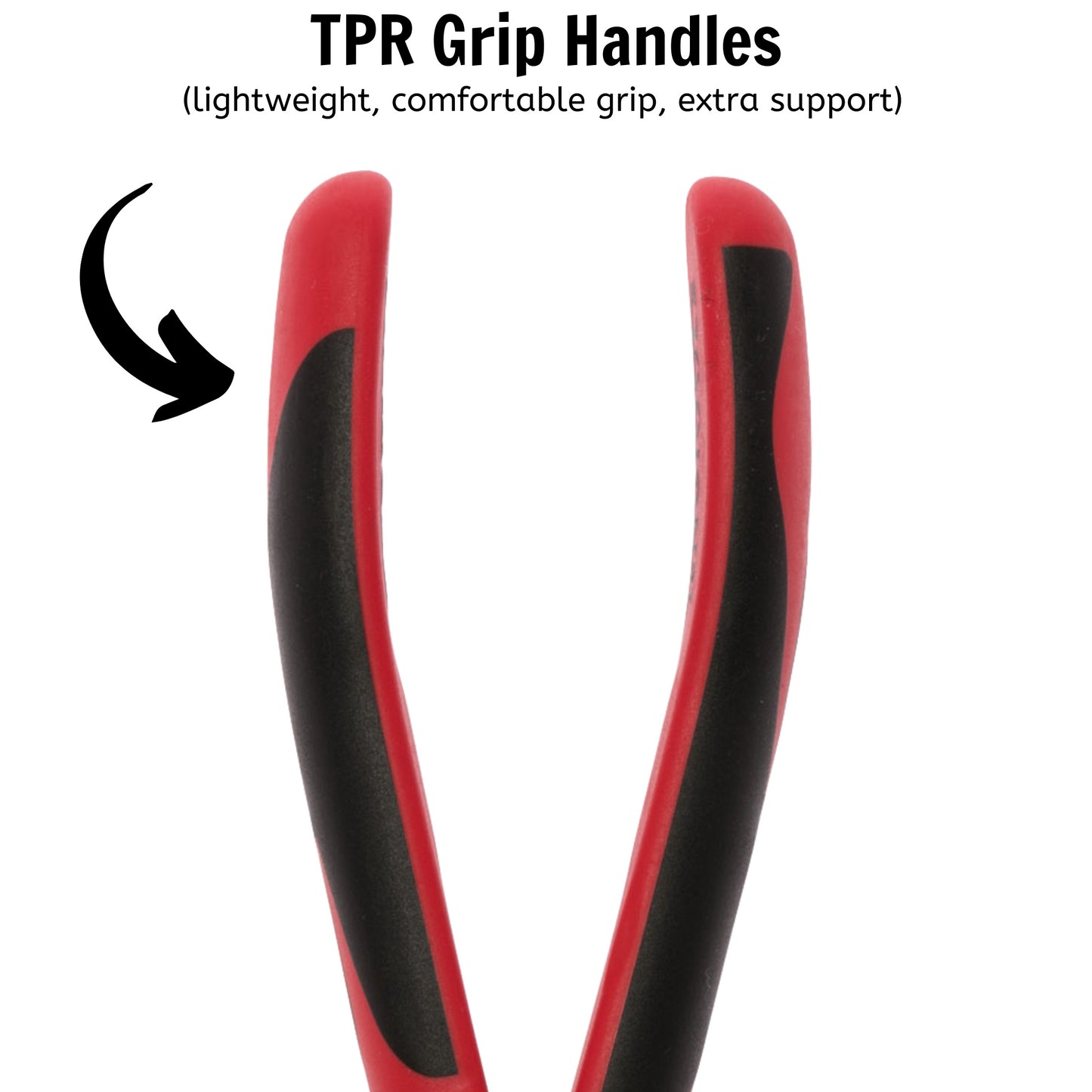 Teng Tools Long Nose Pliers With TPR Grip Handles