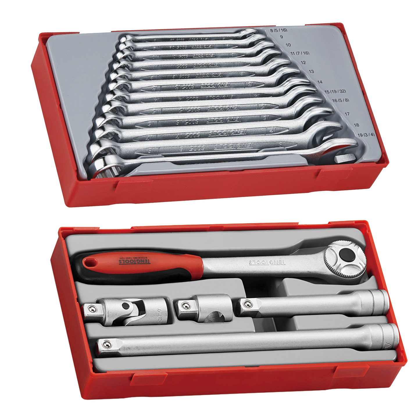 Teng Tools 135 Piece 16 Drawer Metric Series Tool Kit - SERIES135MSTACK