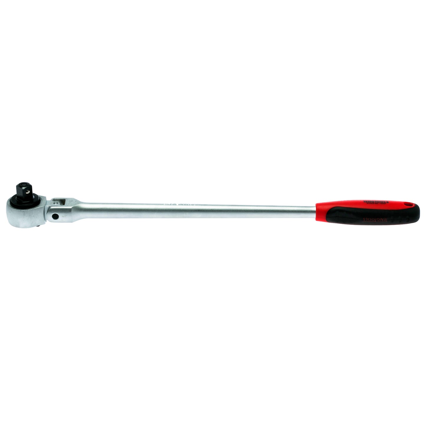 Teng Tools 1/2 Inch Drive 45 Teeth 15.7 Inch / 400mm Long Arm Flexible Head Ratchet - 1200F