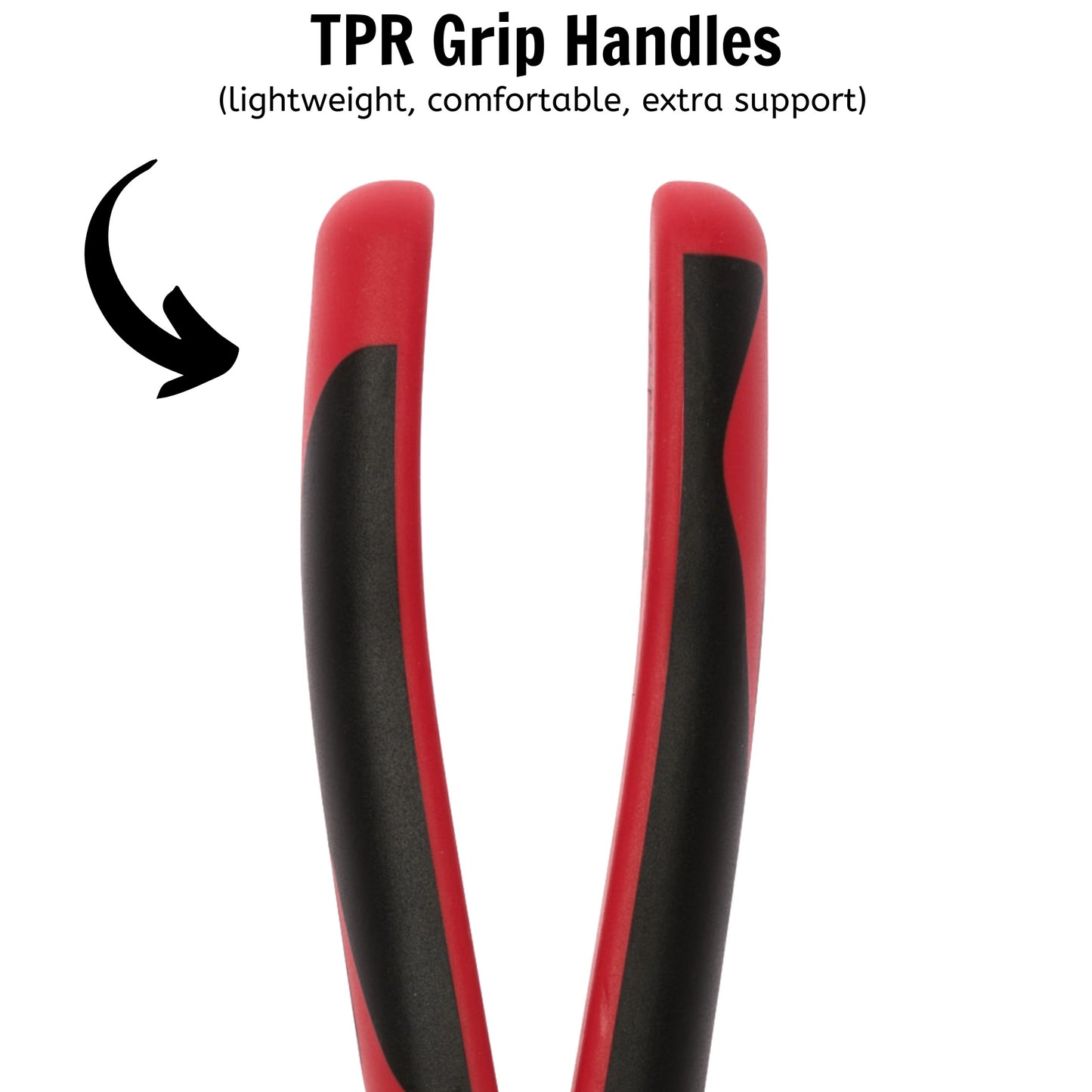 Teng Tools 8 Inch Heavy Duty Precision Side Cutting Pliers With TPR Grip Handles - MB442-8T