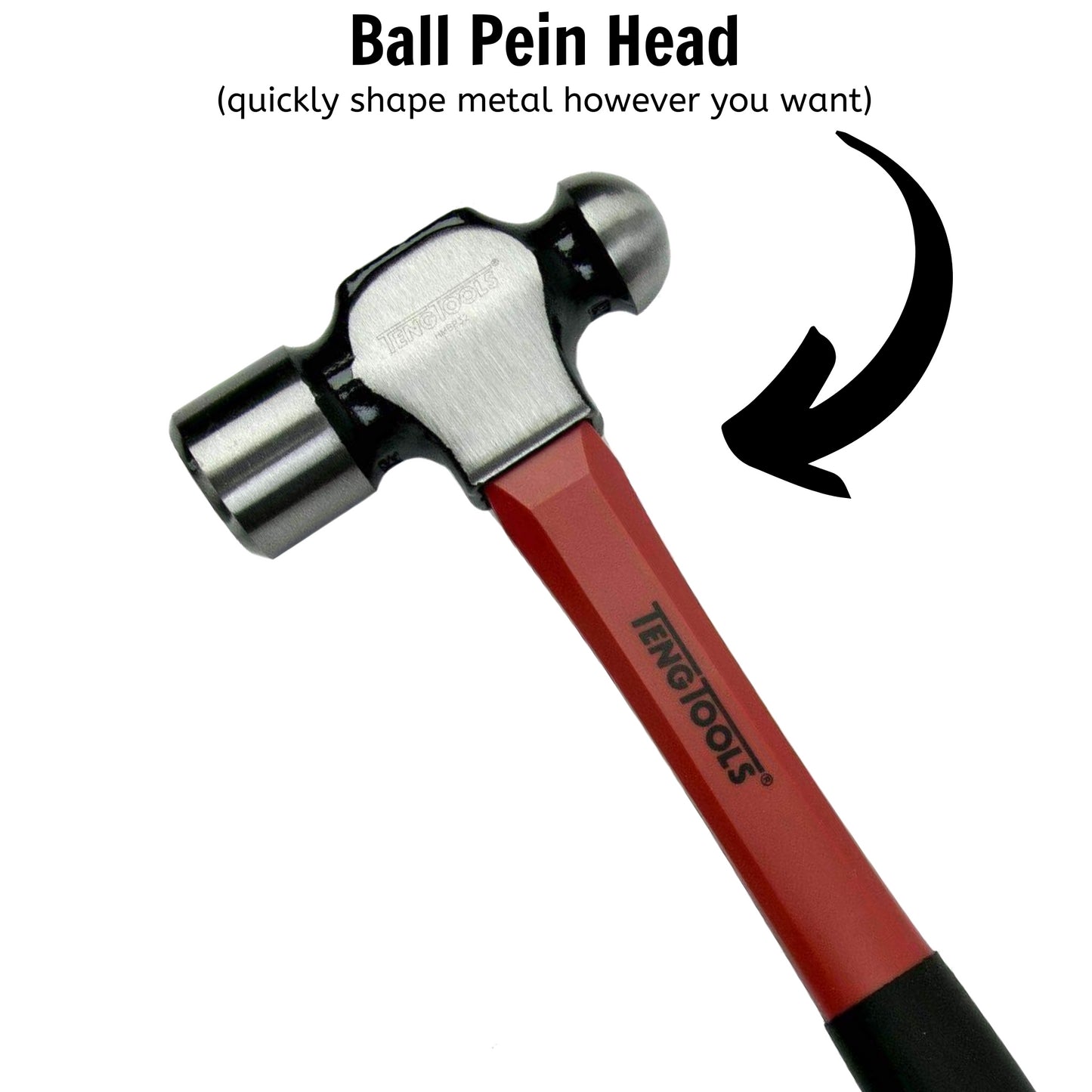 Teng Tools Ball Pein Hammer Range 12 , 16, 24 and 32 Oz Hammers