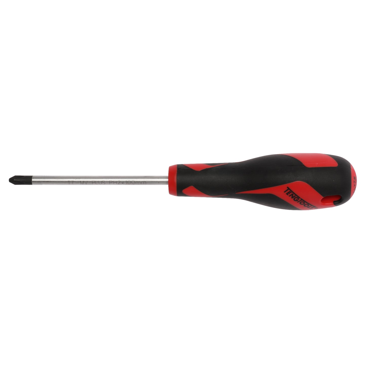 Teng Tools PH2 x 3.9 Inch/100mm Head Phillips Screwdriver + Ergonomic, Comfortable Handle - MD948N1