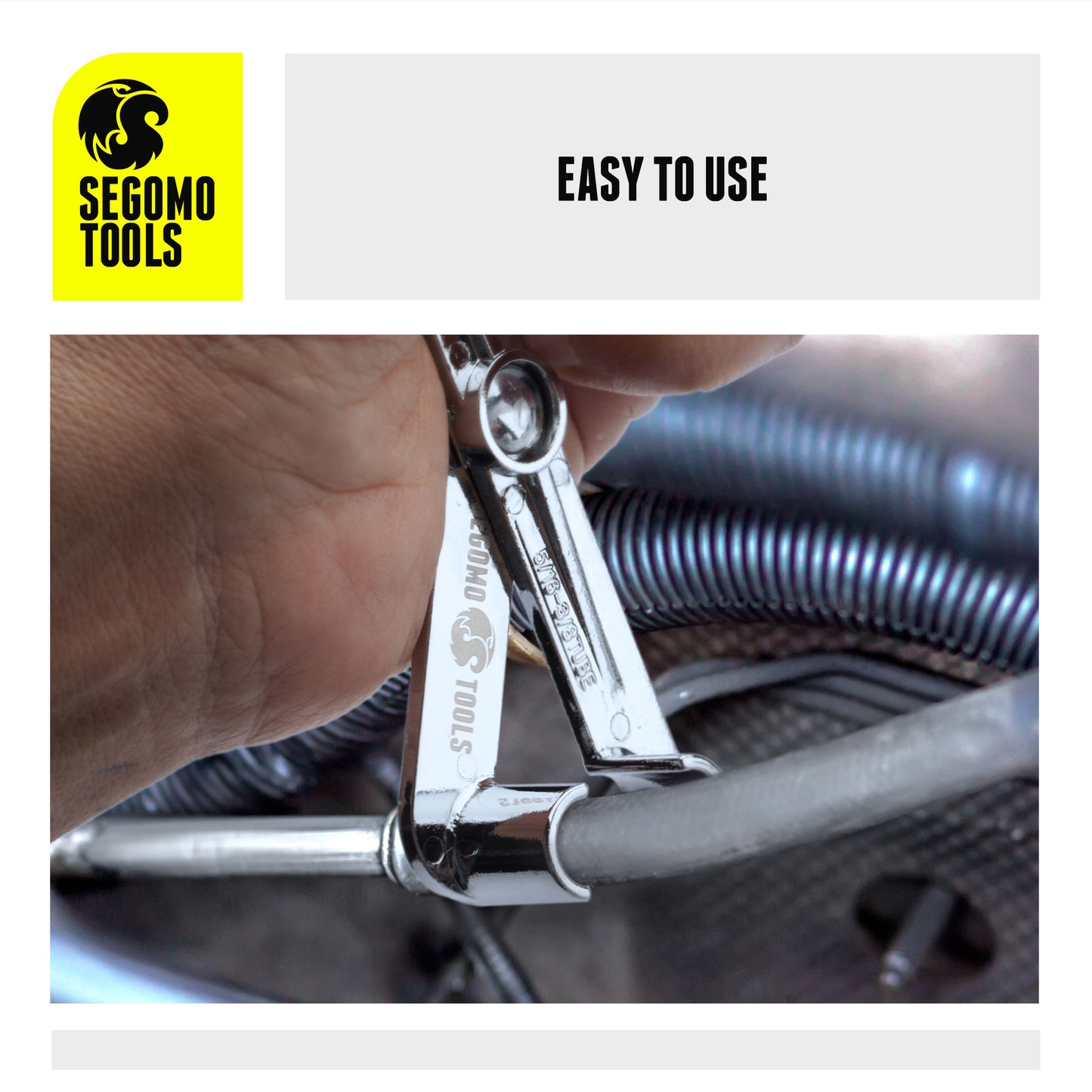 Segomo Tools - Ciseaux de déconnexion de conduite de carburant - 5/16" et 3/8" (pour carburant, service de conduite de climatisation, chauffages) - FUEL01