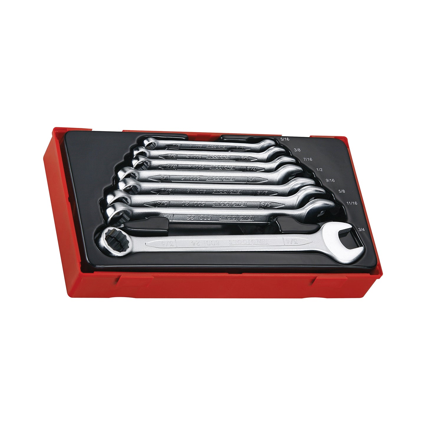 Teng Tools 73 Piece Mixed Drive SAE Socket, Wrench, Hex, Screwdriver & Plier Kit - TC-6T-23