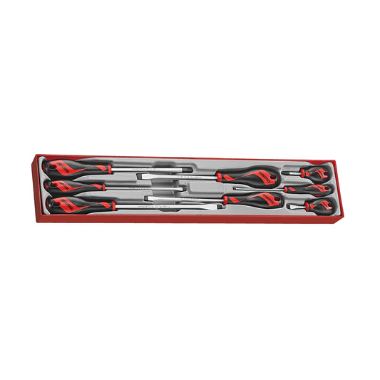 Teng Tools - Jeu de 8 tournevis plats, réguliers et de type PH - TTX918N