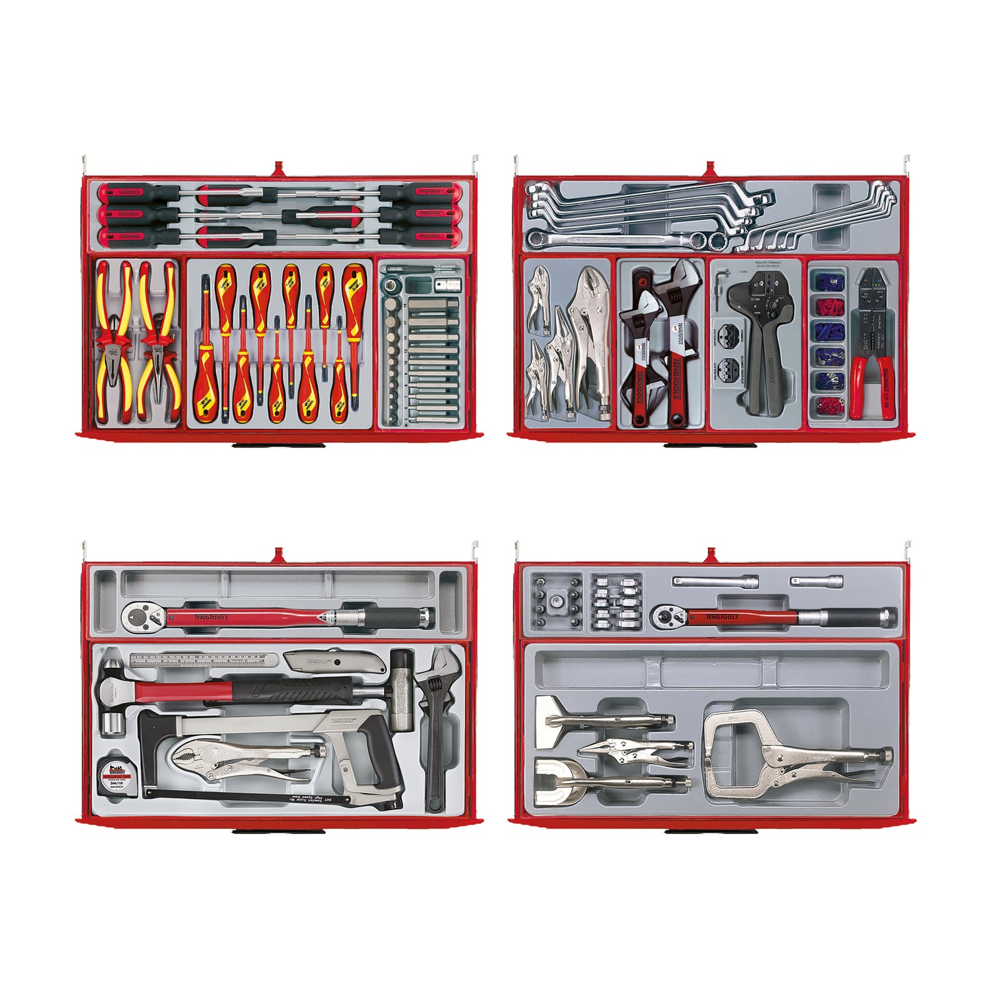 Teng Tools 1100 Piece Complete Mixed Monster Mega Master Hand Tool Kit - TCMONSTER02