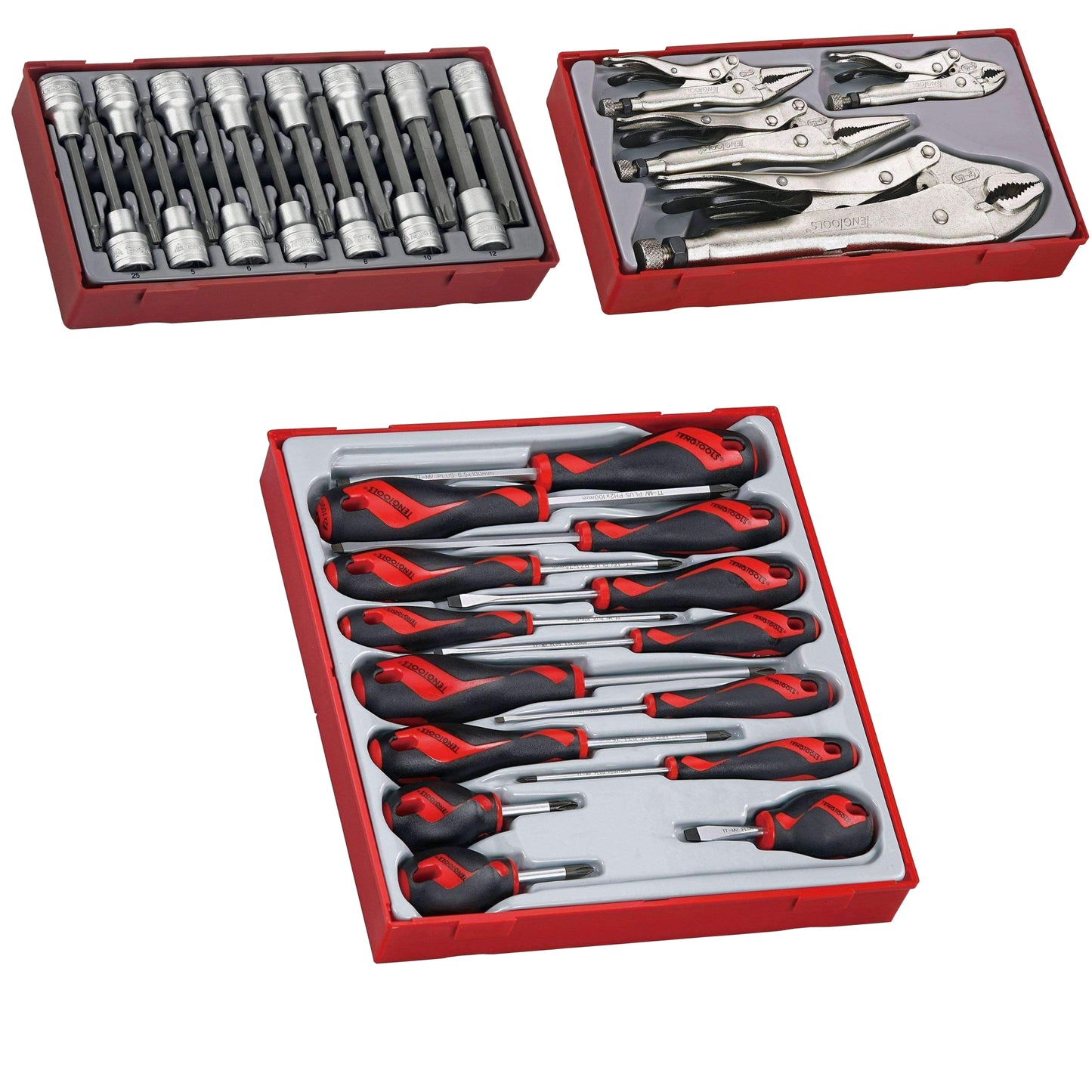 Teng Tools Kit complet d'outils de service mixte de 173 pièces avec boîte à outils gratuite - TC806SV-KIT3 