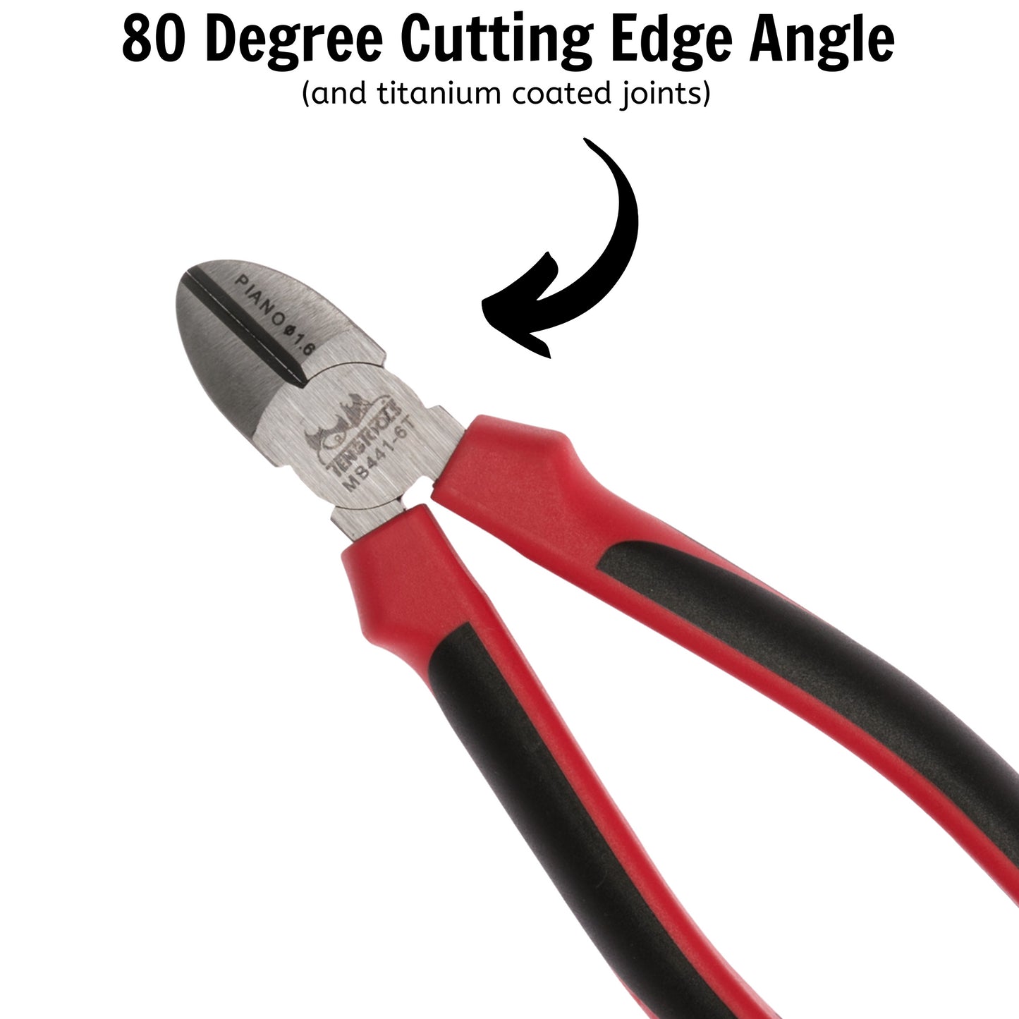 Teng Tools Side Cutter Pliers With TPR Grip Handles