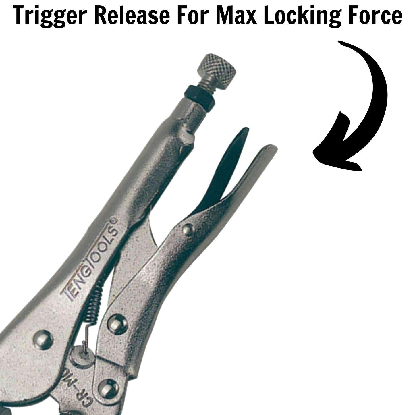 Teng Tools 9 Inch Plated Power Grip Welding Clamp/Locking Pliers - 407