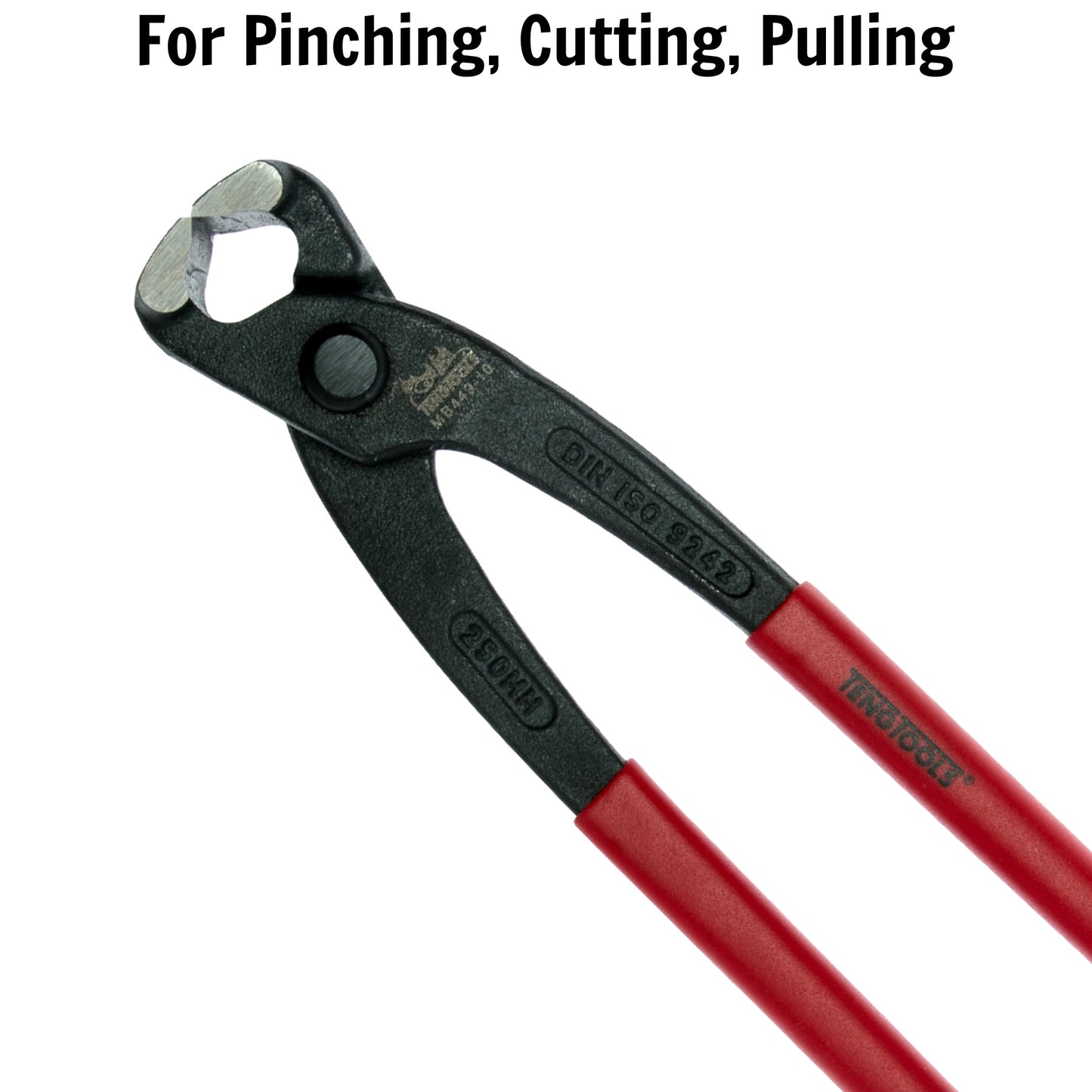 Teng Tools 10 Inch Industrial Tower Carpenters Pincer Pliers / Cutters - MB449-10