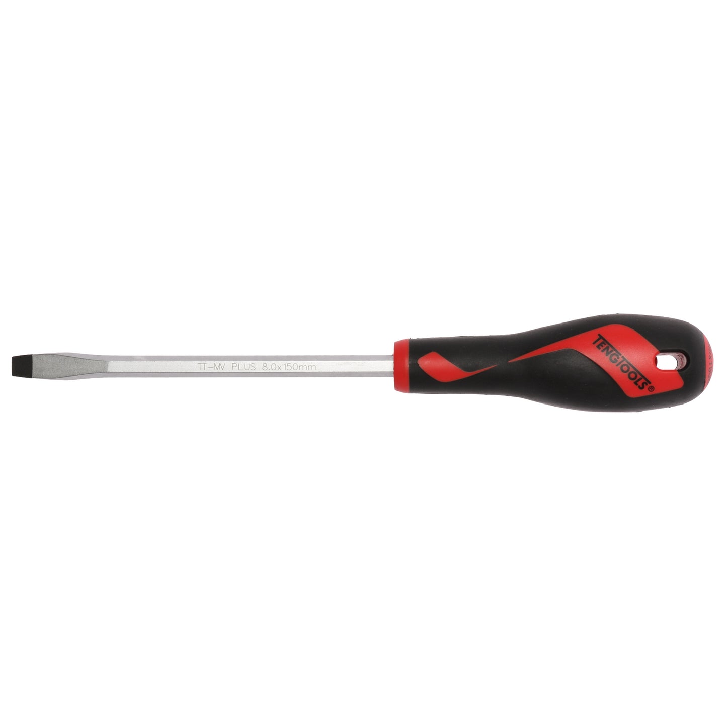 Teng Tools 8mm / 5/16 Inch x 150mm / 5.9 Inch Long Flat Type Slotted Head Screwdriver - MD934N