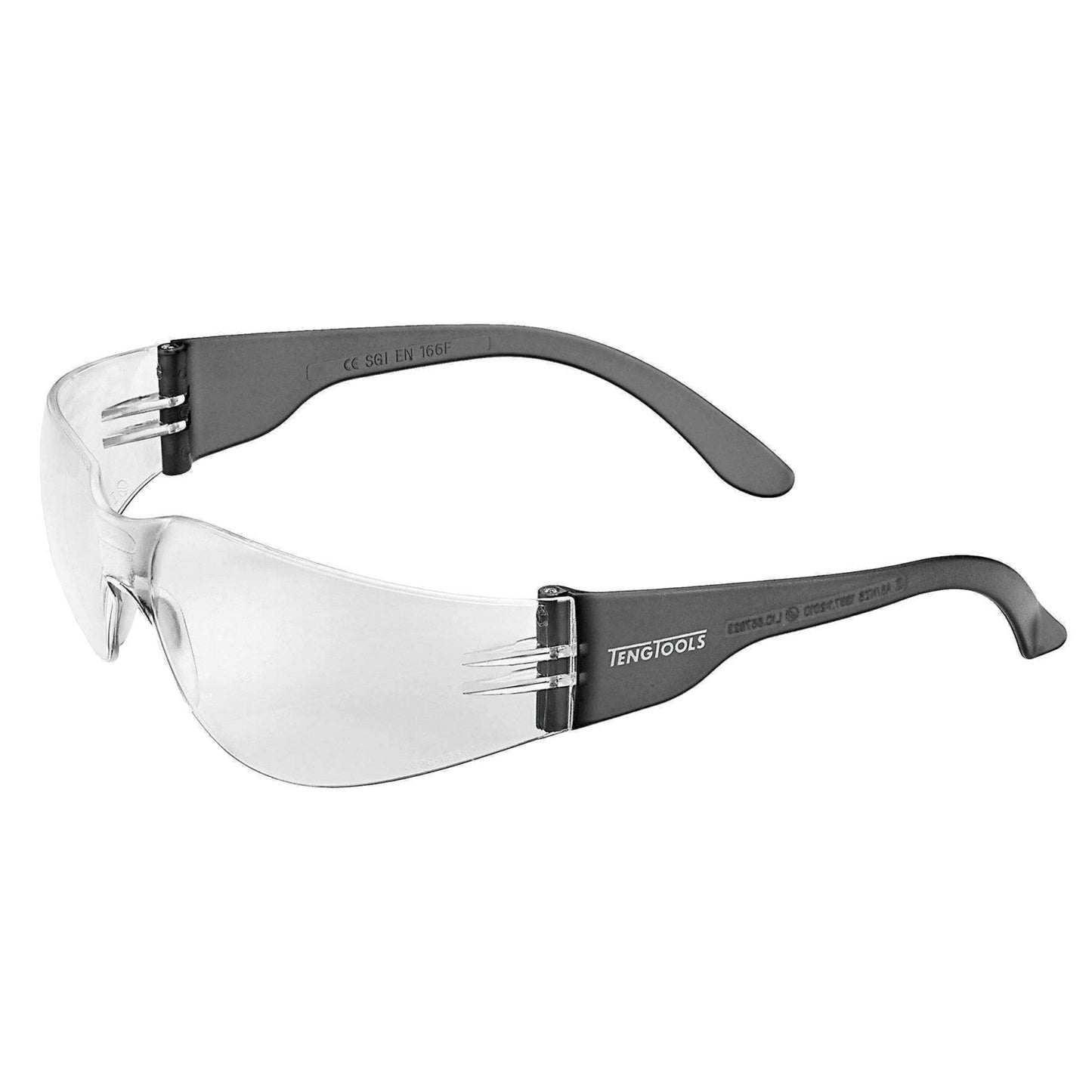 Teng Tools Scratch Resistant Safety Glasses With Clear Lenses & Side Protection - SG960A