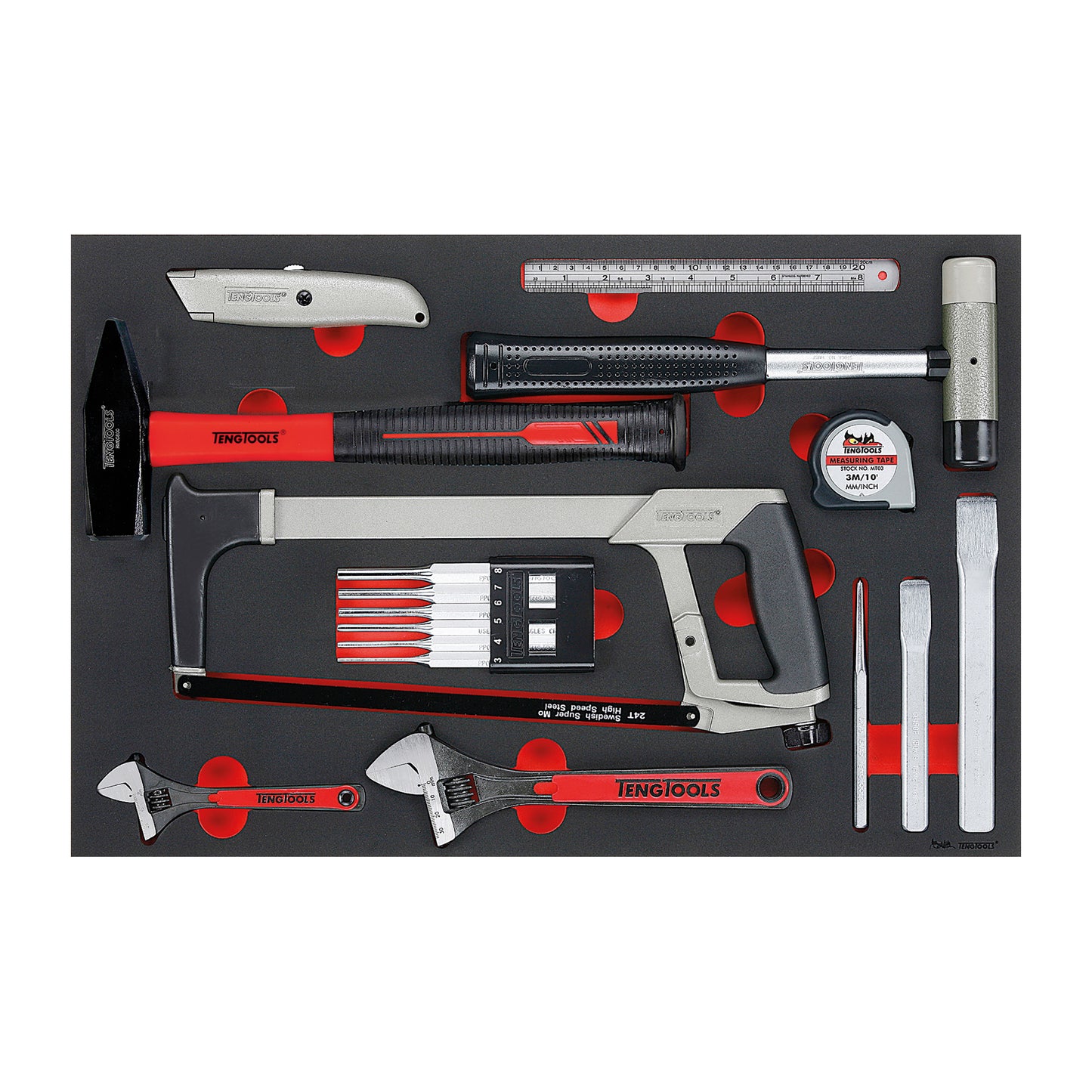 Teng Tools 12 Piece General Service Tool Set - TTEPS12