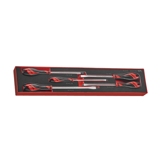 Teng Tools Jeu de 5 tournevis plats et de type PH dans un plateau en mousse EVA de précision - TEX915N