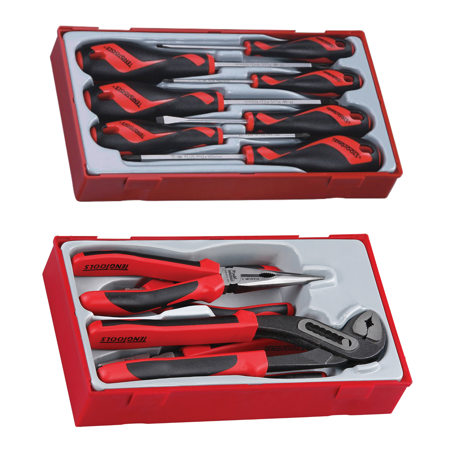 Teng Tools 140 Piece 16 Drawer SAE Series Tool Kit - SERIES140SAESTACK