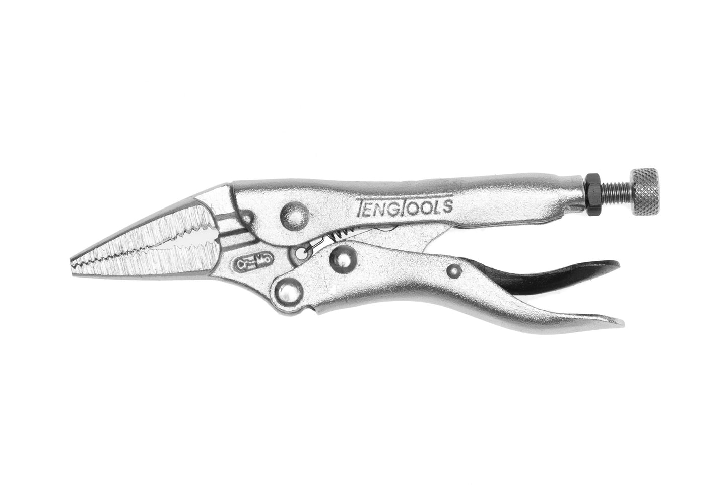 Teng Tools 5 Piece Round Jaw Power Grip and Long Nose Vise Grip Locking Pliers Set - TTVG05