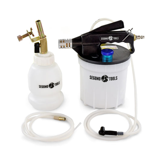 Segomo Tools 2 Liter Standard & ABS Vacuum Brake & Clutch Bleeder Fluid Extractor Pump Kit - VBB01