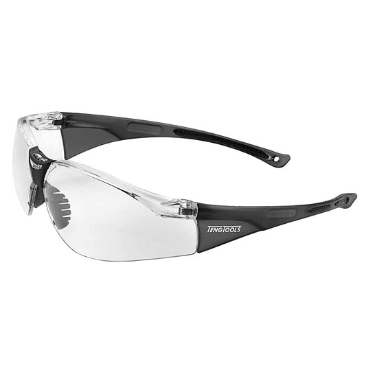 Teng Tools Anti Fog, Scratch Resistant Sports Inspired Safety Glasses With Clear Lenses - SG713