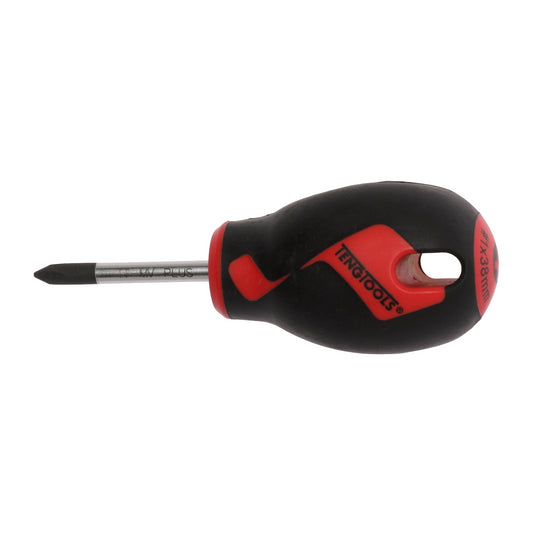 Teng Tools PH1 x 1.5 Inch/38mm Head Phillips Screwdriver with Ergonomic, Comfortable Handle - MD947N