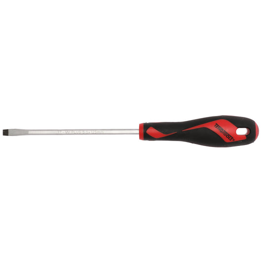 Teng Tools 5.5mm / 7/32 Inch x 125mm / 4.9 Inch Long Flat Type Slotted Head Screwdriver - MD931N