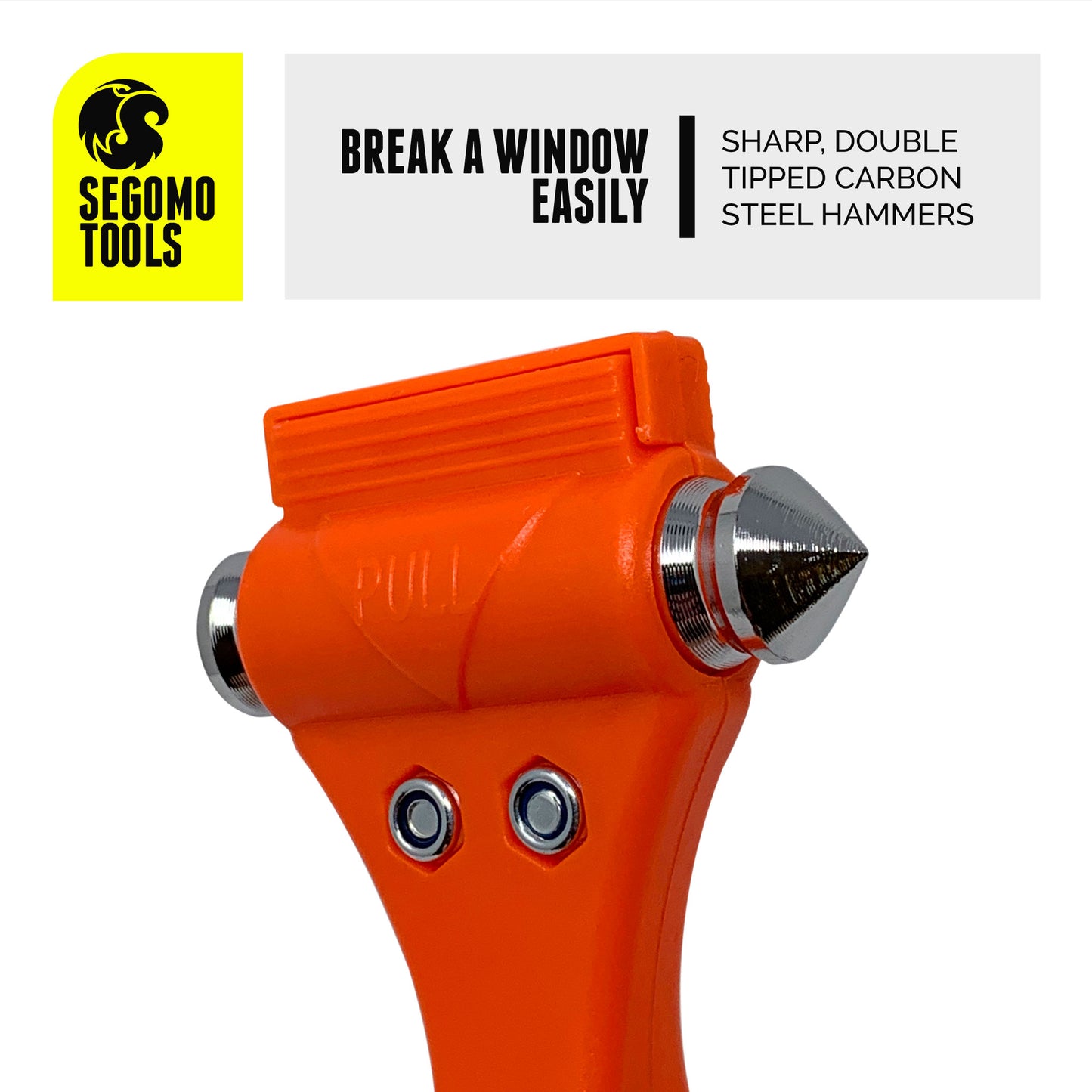 Segomo Tools 2 & 4 pack  Emergency Escape Safety Hammers with Car Window Breaker & Seat Belt Cutters