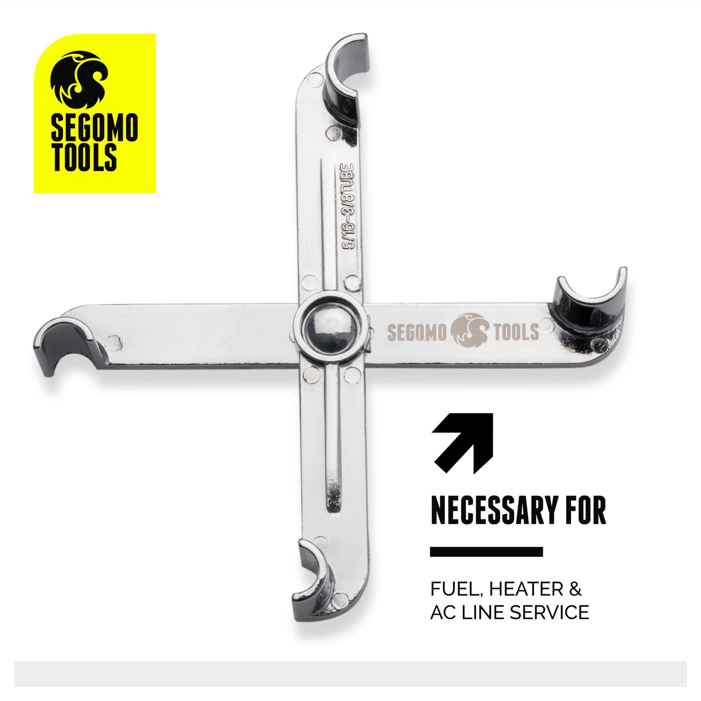 Segomo Tools - Ciseaux de déconnexion de conduite de carburant - 5/16" et 3/8" (pour carburant, service de conduite de climatisation, chauffages) - FUEL01