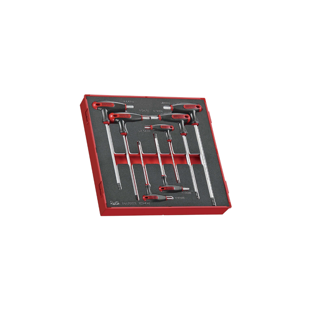 Teng Tools 246 Piece Complete Mixed Service Tool Kit With Black USA Tool Box  - TC806NBK-USA4